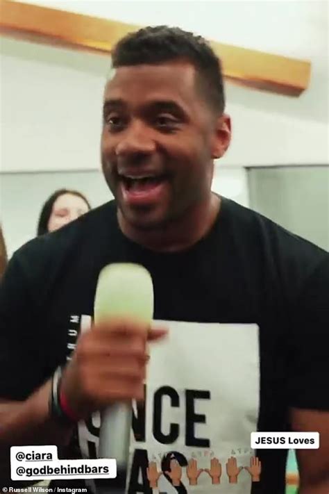 Russell Wilson And Ciara Visit A Maximum Security Prison To Sing And