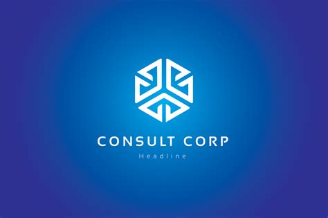 Consult Corp Logo Logo Templates Creative Market