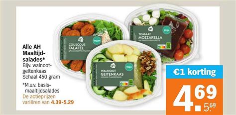 Alle Ah Maaltijdsalades Aanbieding Bij Albert Heijn 1foldersnl