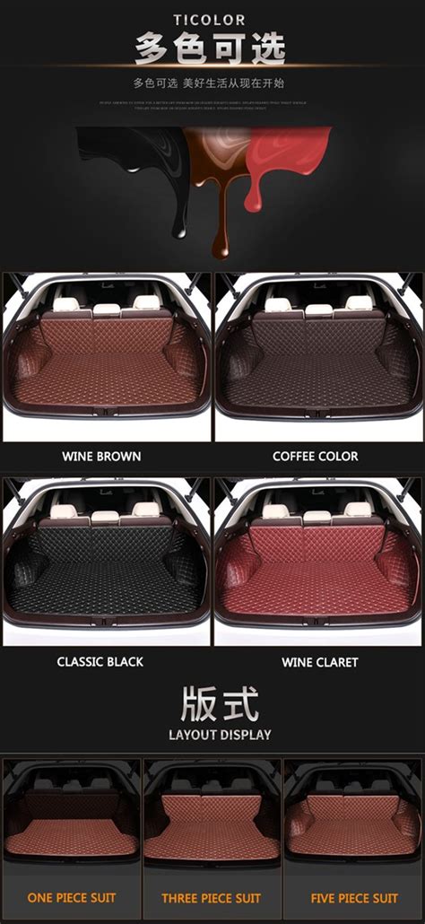 High Quality Special Trunk Mats For Lexus NX Waterproof Leather Trunk