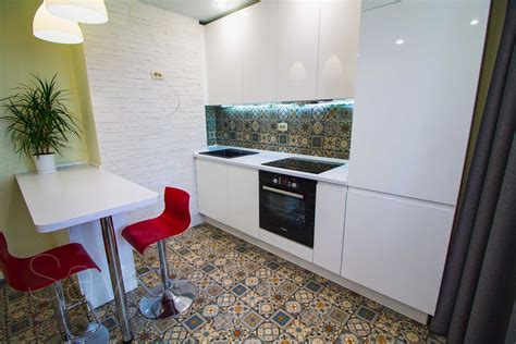 Прямая кухня 3 метра с холодильником (92 фото) - красивые картинки и HD ...