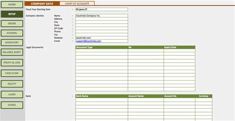 Business Accounts Excel Template In 2024 Excel Templates Excel