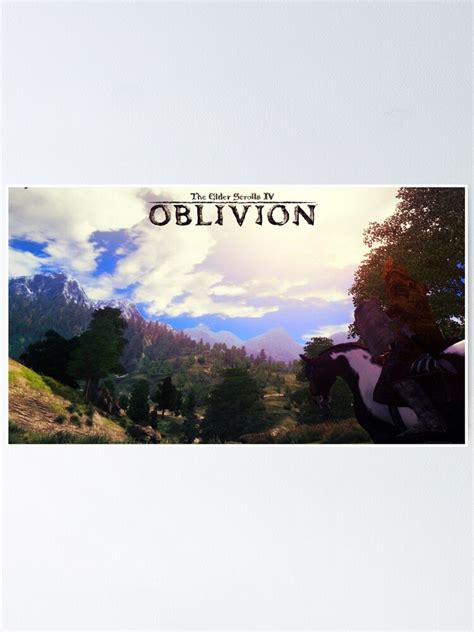 "Elder Scrolls Oblivion Gaming Poster " Poster for Sale by Vintage ...