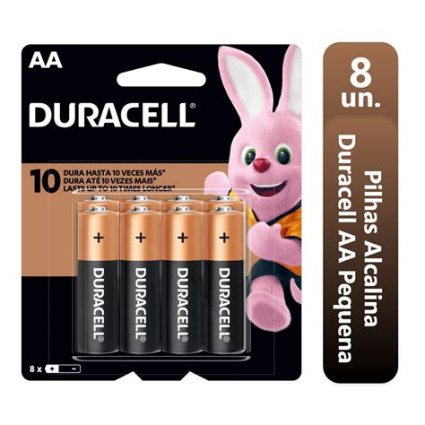 Pilhas Aa Pequena Duracell Alcalina Tipo Modelo A Normal Pilha Simples