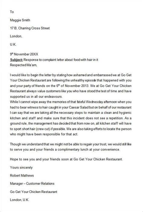 Sample Complaint Letter For Medical Negligence