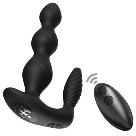 Vibrador Y Estimulador Anal Con Control Remoto Manfun Discrettoys