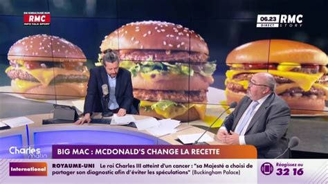 Manu Conso Big Mac McDonald S Change De Recette