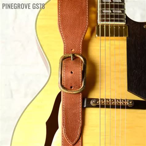 Tan Leather Guitar Straps