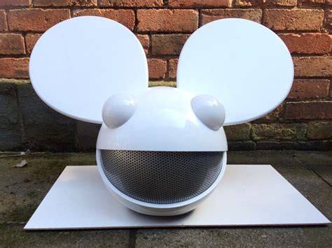 Dj Deadmau5 Mask Mau5 Head Helmet Replica Led Fiberglass Halloween