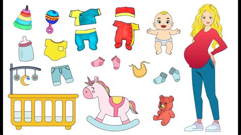 Diy Paper Dolls Take Care Her Baby Newborn Suit Handmade Papercrafts