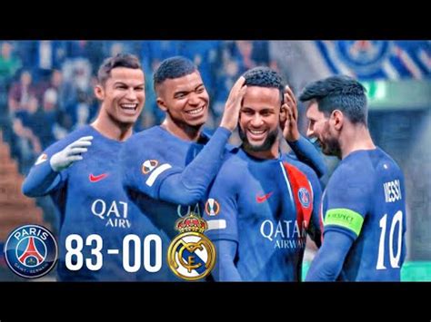 Ea Fifa Real Madrid Vs Paris Saint Germain Ronaldo Messi Neymar