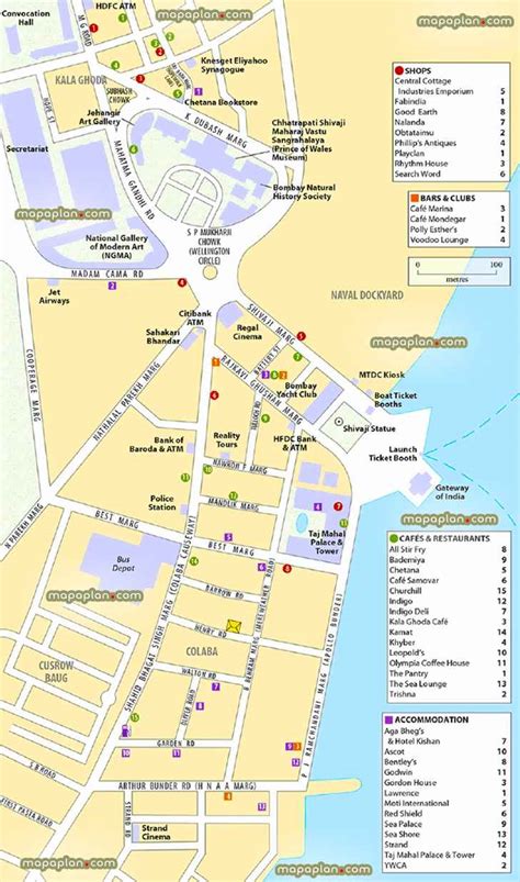 Mumbai Maps Top Tourist Attractions Free Printable City Street Map