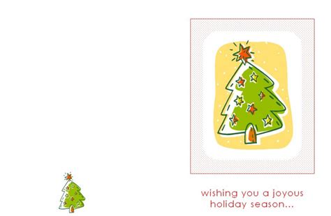 Holiday Greeting Card Template | Holiday Card Template