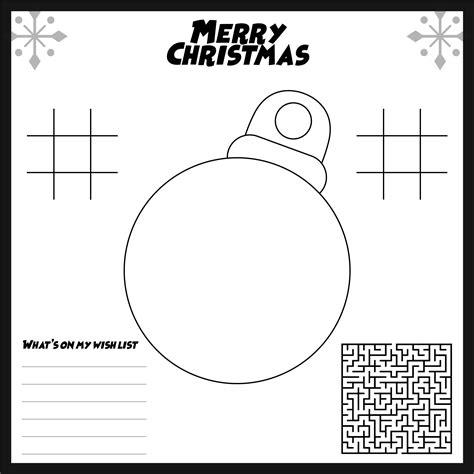 Christmas Coloring Placemats 10 Free PDF Printables Printablee