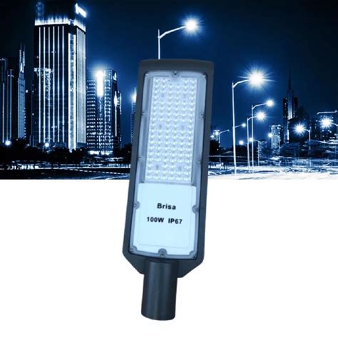 Luminária Led Para Poste 100w Iluminação Publica Bivolt Ip67 Para