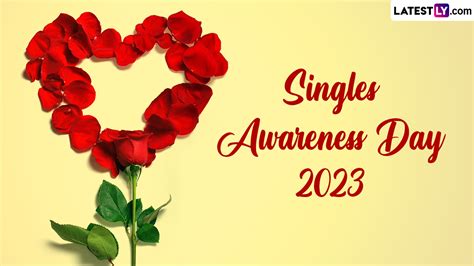 Happy Singles Awareness Day 2023 Images & HD Wallpapers for Free Download Online: WhatsApp ...