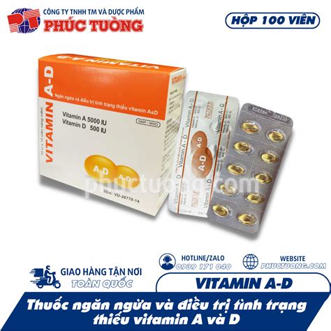 Tìm hiểu về thuốc vitamin ad có tác dụng gì và ảnh hưởng đến sức khỏe