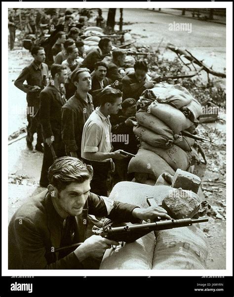 FRENCH RESISTANCE PARIS 1944 WW2 The Liberation of Paris a military ...