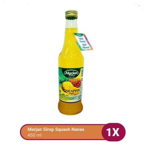 Sirup Marjan Squash Nanas Ml Pineapple Syrup Lazada Indonesia