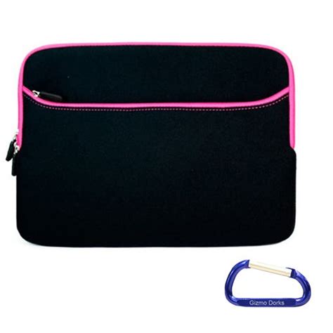 Buy Gizmo Dorks Neoprene Sleeve Case Cover Pink Trim For Acer C7