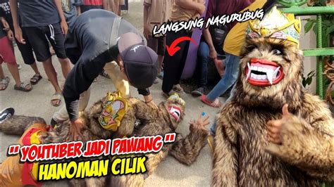 Youtuber Jadi Pawang Hanoman Cilik Kuda Lumping Reak Rajawali Spms