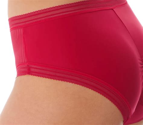 Slip Fusion in Rot von FANTASIE Lingerie Damenunterwäsche XXL