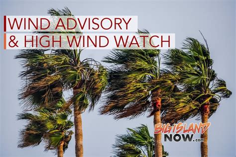 Wind Advisory Issued For 3 Big Island Districts Big Island Now