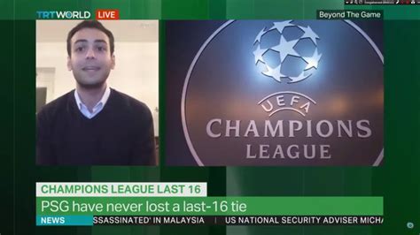 Firas Echi Previewing Champions League Psg Bar A On Trt World Youtube