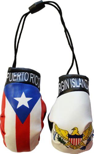 Buy Puerto Rico And Us Virgin Islands Mini Boxing Gloves Flagline