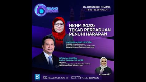 HKHM 2023 Tekad Perpaduan Penuhi Harapan Ruang Bicara YouTube