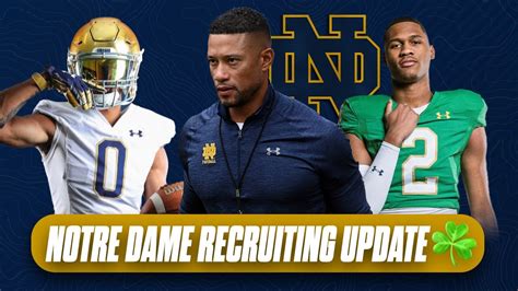 Notre Dame Recruiting Update With Mike Singer Quarterbacks 2025 Class