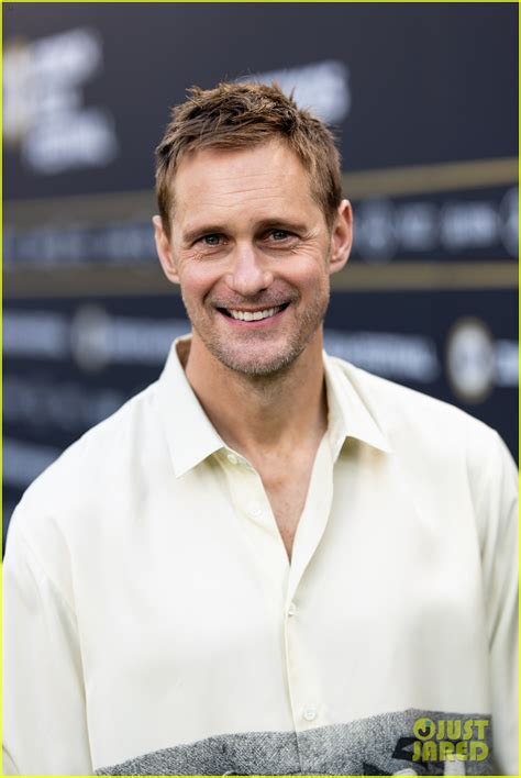 Alexander Skarsgard Wears Dildo Shirt To Pillion Premiere Talks Sexuality His Own BDSM