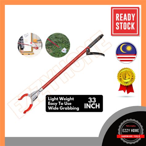 Metal Helper Stick Garbage Picker Outdoor Pickup Long Trigger Grabber