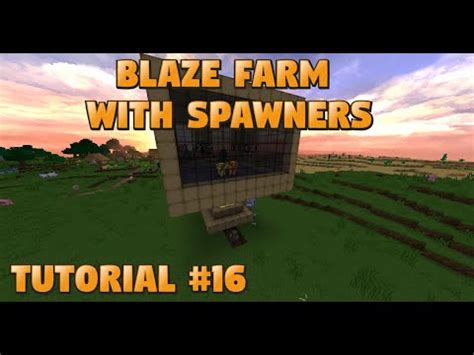 How To Build BLAZE FARM WITH SPAWNERS In Minecraft 16 Minehost Lt