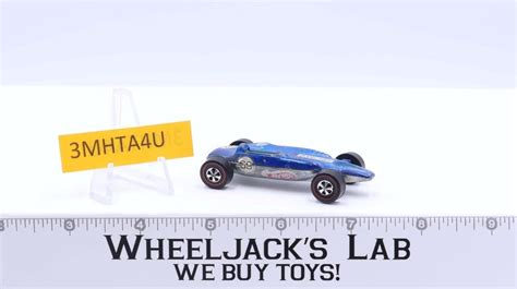 Shelby Turbine Blue 1969 Redline Hot Wheels Mattel Vintage RL Wheeljack S Lab