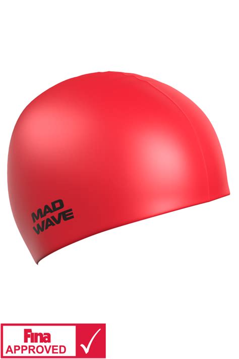 Mad Wave Silicone Swim Cap Red Your Sports Specialist Mad Wave