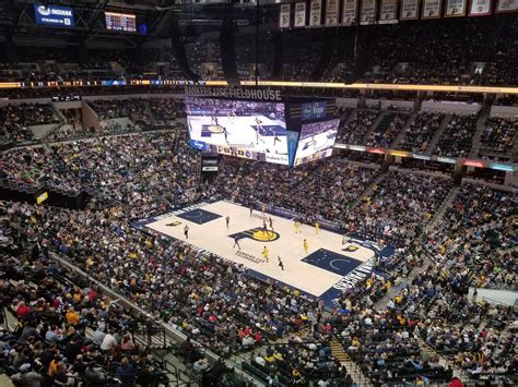 Seating Experience for Section 8 at Gainbridge Fieldhouse 15