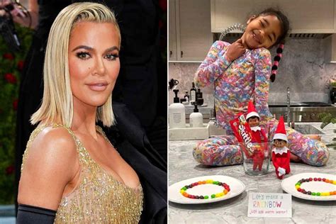 Khloé Kardashian Shares Her Elf On The Shelf Approach And Some Of Daughter Trues Favorite Set Ups