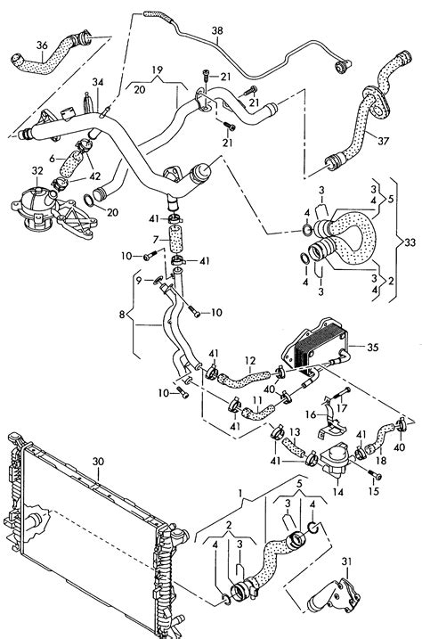 Audi A4 S4 Avant Qu 2008 2012 Coolant Cooling System ETKA