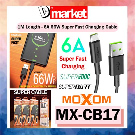 Moxom Mx Cb A W Super Fast Charging Data Cable For Type C Dash