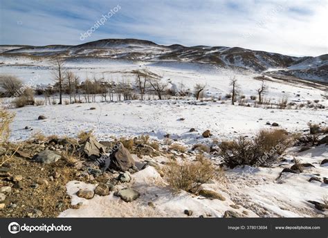 View Altay Mountains Winter Siberia Russia — Stock Photo © gumbao ...