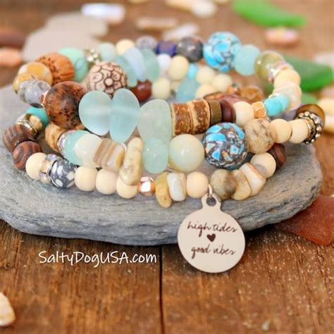 Woman S Beachy Boho Charm Bracelet Birthday T Shell Ocean Charm Bracelet Beaded Woman S