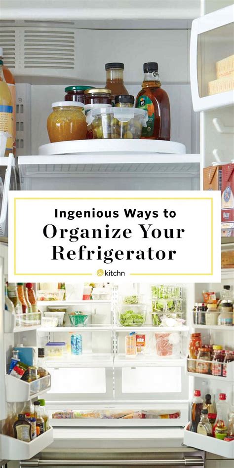 The Most Ingenious Ways To Organize Your Refrigerator Refridgerator