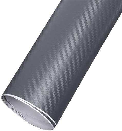 3D Carbon Fibre Vinyl Adhesive Wrap Sheet Roll For Car Vans Motorbikes