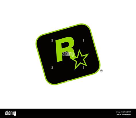 Rockstar New England, Rotated Logo, White Background Stock Photo - Alamy