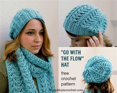 Free Patterns Stylish Chunky Yarn Crochet Hat And Matching Super Scarf