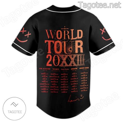 Louis Tomlinson Who The Fuck Is Gonna Stop Us World Tour Baseball Jersey Tagotee