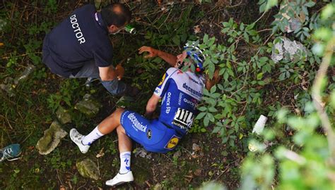 Cycling Belgian Cyclist Remco Evenepoel Hospitalised After Crashing