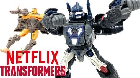 Optimus Primal And Rattrap Set Of Netflix Edition Transformers