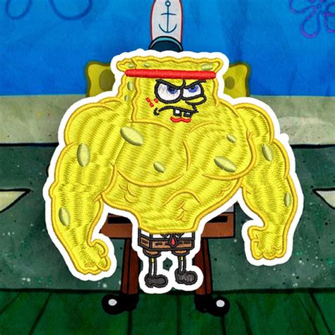 Parche Bordado Bob Esponja Bob Esponja B Rdate